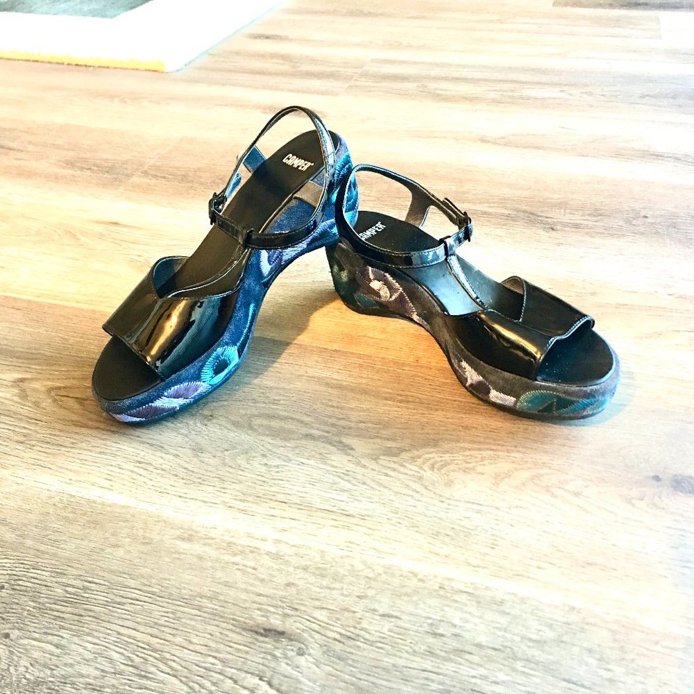 Camper Sandals Black Size 38, US 7.5